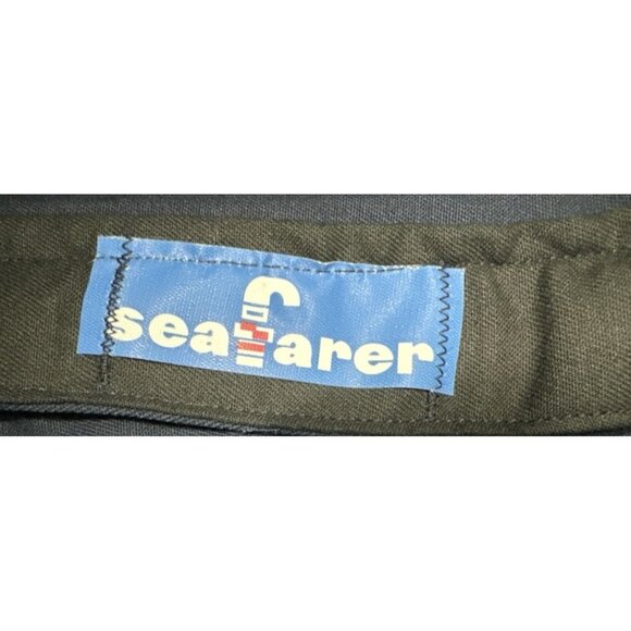 VTG Seafarer‎ Trouser Pants Mens 38x29 Navy Blue Military TALON Zip NWT - Picture 9 of 10